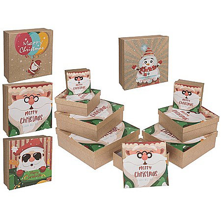 DE SEZON - BLU CUTIE CADOU 22.5*22.5*8CM CHRISTMAS JOYFUL SEASON 160126