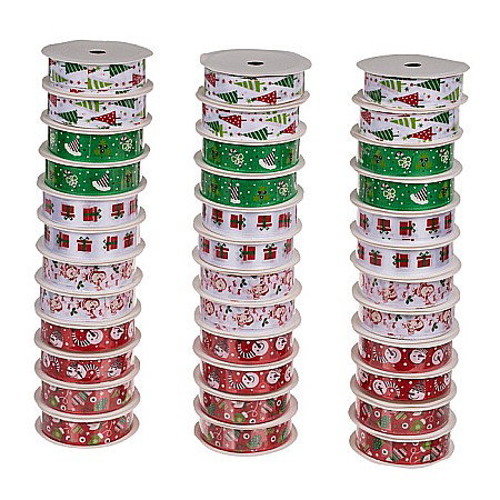 BLU BANDA DECORATIVA POLIESTER 2CM*2M MOTIVE CRACIUN 160091 [3]