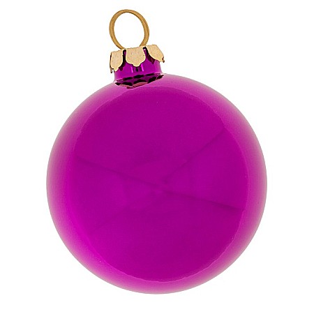 BLU GLOB FOTO ROTUND 6CM PENTRU POM DE CRACIUN 160094 [5]