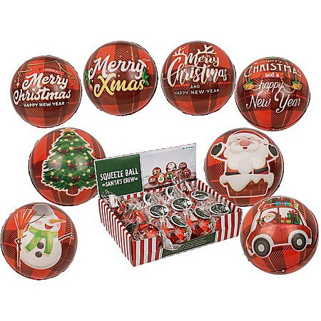 Squishy - BLU MINGE SQUISHY 6CM SANTA'S CREW 160025