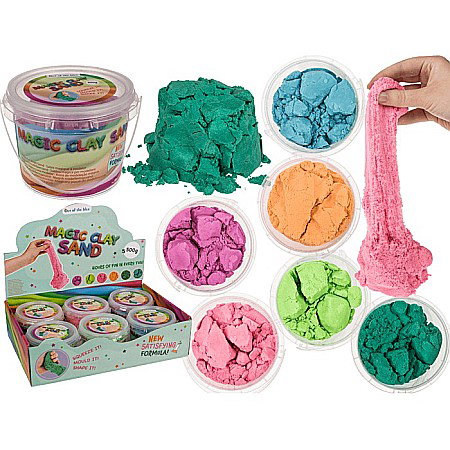 Slime - NISIP KINETIC MAGIC CULORI ASORTATE 500G 12/2017