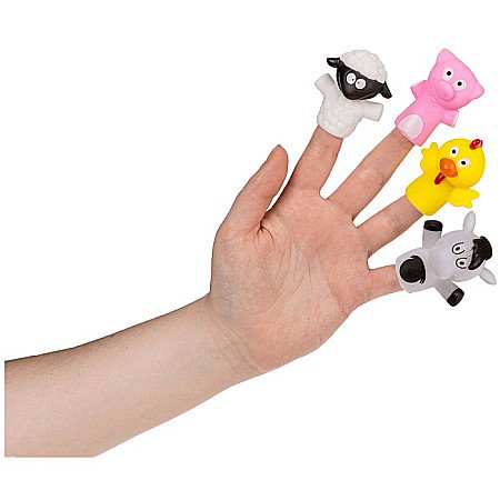 BLU JUCARII PENTRU DEGETE 6-8CM ANIMALE DIN FERMA 63/1087 [6]