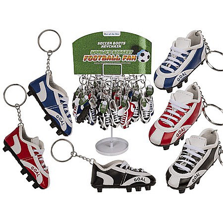 Breloc/ Inel chei, Eticheta bagaje - BLU BRELOC CHEI GHEATA FOTBAL GOAL 8CM CULORI ASORTATE 24/1189