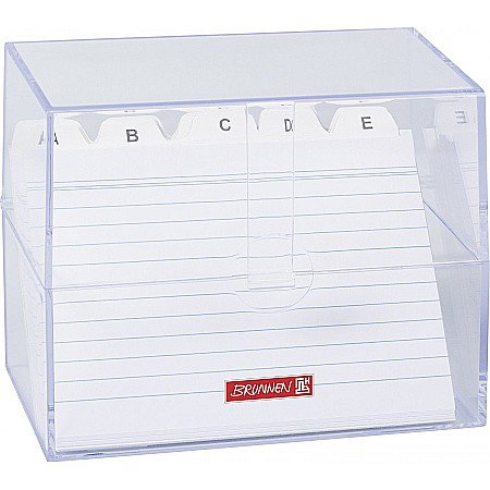 Indecsi autoadezivi, pagemarkere - BR SUPORT PLASTIC INDEX CARD A6 20560