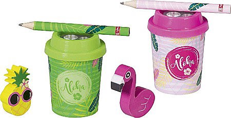 RECHIZITE SCOLARE IPB - BR ASCUTITOARE DUBLA CU CREION SI RADIERA SET TROPICAL 2983904