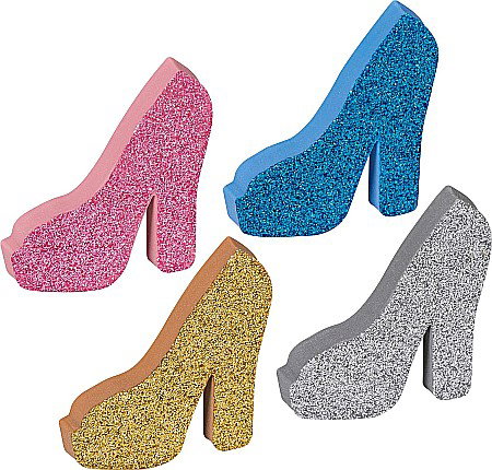 Radiera - BR RADIERA PANTOF CU TOC GLITTER 27408
