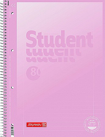 CAIET A4 80F SPIRA SI PERFORATII PASTEL LINII 6732796 [1]