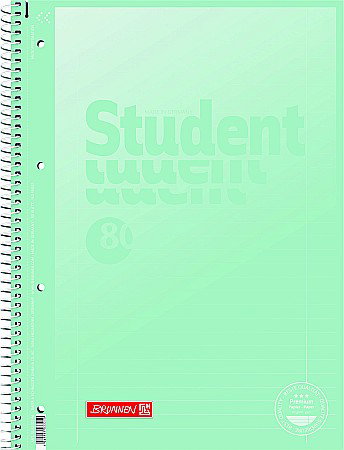 CAIET A4 80F SPIRA SI PERFORATII PASTEL LINII 6732796 [2]