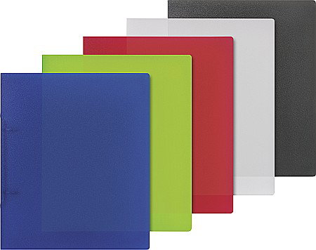 Caiete mecanice A5 - BR CAIET MECANIC A5, 2 INELE, 16MM, COPERTA PLASTIC, CULORI ASORTATE 6541695