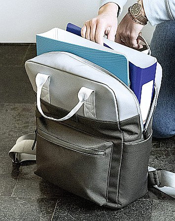 BR BIBLIORAFT A4 5CM PP WAVE COLOR CODE ROSU 2043523 [8]