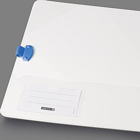 BR BIBLIORAFT A4 5CM PP WAVE COLOR CODE ALBASTRU AZUR 2043533 [2]