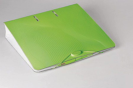 BR BIBLIORAFT A4 5CM PP WAVE COLOR CODE VERDE KIWI 2043552 [4]