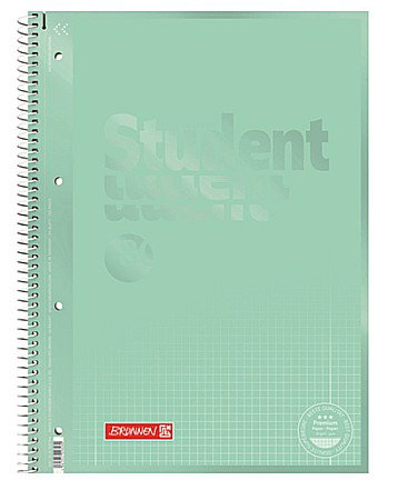 Caiete pentru studenti - CAIET A4 80F SPIRA SI PERFORATII VERDE MENTA COLOR CODE PATRATELE 67928154