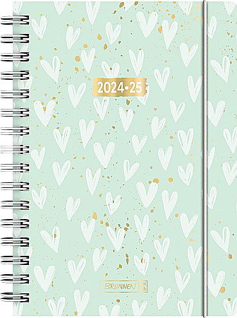 BR AGENDA SCOLARA SPIRA A5 DATATA ZILNIC 2024-2025 CU ELASTIC HEARTS 72055025 [0]