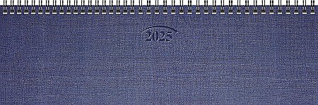 BR PLANNER BRUNNEN SAPTAMANAL 2025 10*33CM SPIRA COPERTA CARTON ALBASTRU METALIC 77701305 [0]