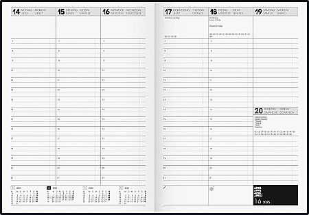 AGENDA DATATA SAPTAMANAL BRUNNEN A4 2025 CU ELASTIC BALADEK NEGRU 78166905 [1]