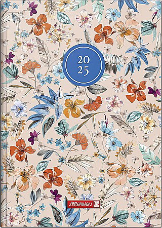 BR AGENDA DATATA ZILNIC BRUNNEN A5 2025 MODEL FLORAL 79515025 [0]