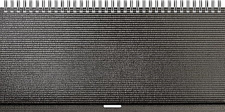 BR CALENDAR BIROU SAPTAMANAL 2025 28.5*12CM SPIRA NEGRU 87060905 [0]