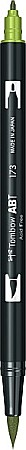 FINE ARTS&GRAPHICS - CON MARKER TIP ACUARELA 2 CAPETE TOMBOW WILLOW GREEN ABT-173
