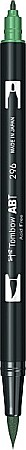 FINE ARTS&GRAPHICS - CON MARKER TIP ACUARELA 2 CAPETE TOMBOW green ABT-296