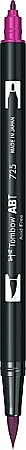 FINE ARTS&GRAPHICS - CON MARKER TIP ACUARELA 2 CAPETE TOMBOW RHODAMINE RED ABT-725
