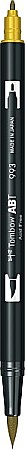 FINE ARTS&GRAPHICS - CON MARKER TIP ACUARELA 2 CAPETE TOMBOW CHROME ORANGE ABT-993