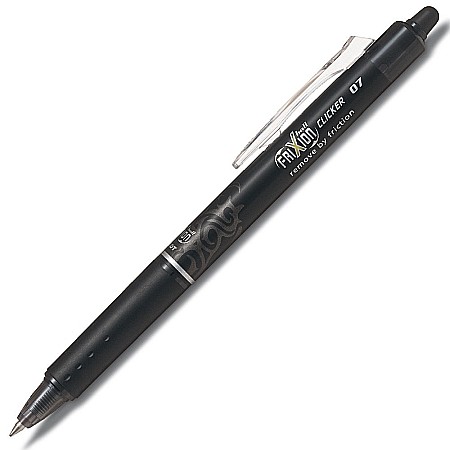 Pilot Frixion - DAC ROLLER PILOT FRIXION CLICKER 0.7 NEGRU PBLRT-FR7B12/074NFCNA