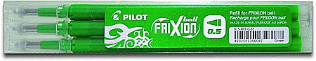 RECHIZITE SCOLARE IPB - DAC MINA ROLLER PILOT FRIXION 0.5 3/SET VERDE BLS-FR5G-S3