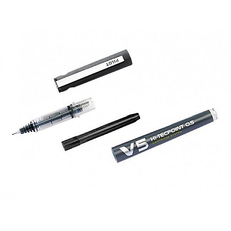 DAC ROLLER PILOT HI-TECPOINT 0.5 V5 ALBASTRU REINCARCABIL [3]