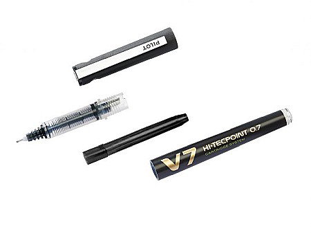 DAC ROLLER PILOT HI-TECPOINT V7 0.7 NEGRU REINCARCABIL [2]