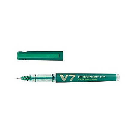 DAC ROLLER PILOT HI-TECPOINT V7 0.7 VERDE REINCARCABIL [2]