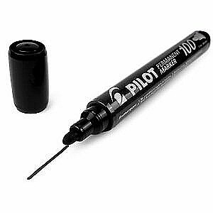 DAC MARKER PERMANENT PILOT VARF ROTUND NEGRU PSCA-100-B [2]