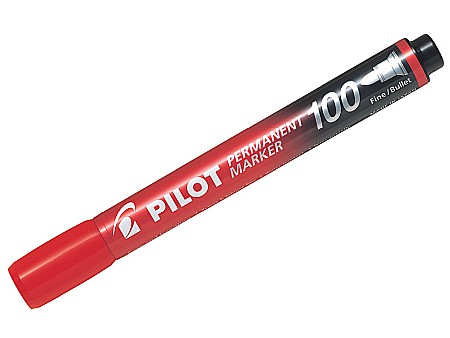 DAC MARKER PERMANENT PILOT VARF ROTUND ROSU PSCA-100-R [0]
