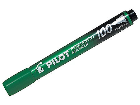 INSTRUMENTE DE SCRIS - DAC MARKER PERMANENT PILOT VARF ROTUND VERDE PSCA-100-G