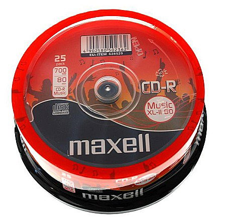 Cd-uri - TEC CD MAXELL 25/SET AUDIO 628529