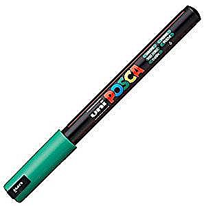 Markere universale Posca Uni - MARKER UNI POSCA VARF METALIC 0.7MM PC1MR M624/41954 VERDE
