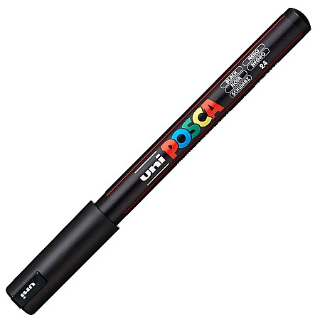 Markere universale Posca Uni - MARKER UNI POSCA VARF METALIC 0.7MM PC1MR M486/34751 NEGRU