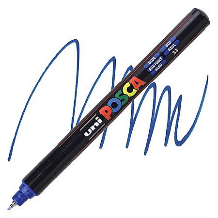 MARKER UNI POSCA VARF METALIC 0.7MM PC1MR M483/41953 ALBASTRU [1]