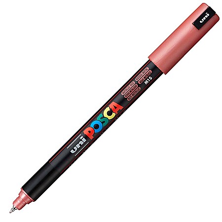 MARKER UNI POSCA VARF METALIC 0.7MM PC1MR M623/34749 ROSU METALIZAT [1]
