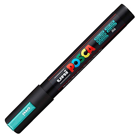 Markere universale Posca Uni - MARKER UNI POSCA UNIVERSAL 5M 1.8-2.5 MM M644/43933 VERDE METALIZAT