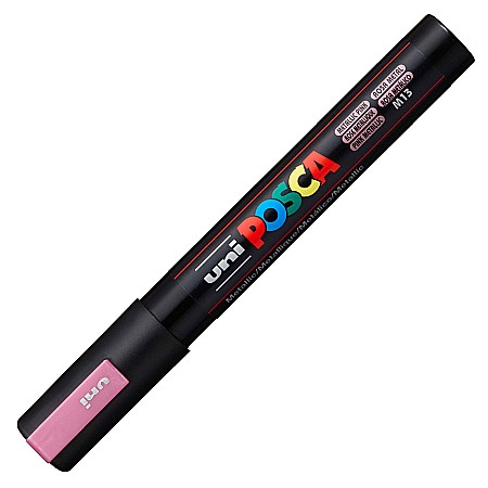 Markere Acrilice - MARKER UNI POSCA UNIVERSAL 5M 1.8-2.5 MM M643/43932 ROZ METALIZAT