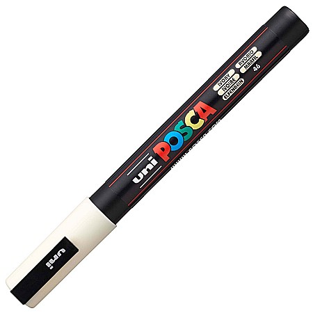 Markere Acrilice - MARKER UNI POSCA UNIVERSAL 3M 0.9-1.3 MM M629/26505 IVORIU
