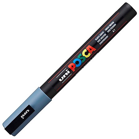 Markere Acrilice - MARKER UNI POSCA UNIVERSAL 3M 0.9-1.3 MM M631 GRI ALBASTRUI