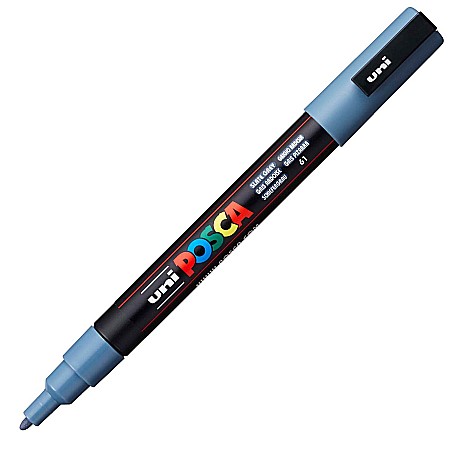 MARKER UNI POSCA UNIVERSAL 3M 0.9-1.3 MM M631 GRI ALBASTRUI [1]