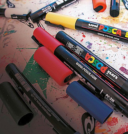 MARKER UNI POSCA PC-5M 1.8-2.5MM 8 CULORI/SET 42605 [2]