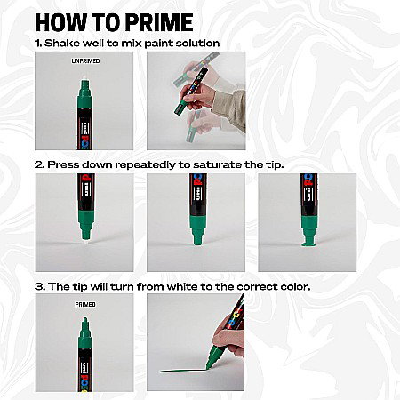 MARKER UNI POSCA PC-3M 0.9-1.3MM BASIC 8 CULORI/SET 38190 [6]