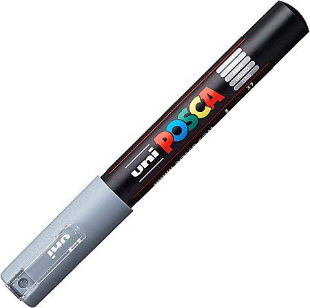 Markere universale Posca Uni - MARKER UNI POSCA UNIVERSAL 1M 0.7 MM M1447 GRI