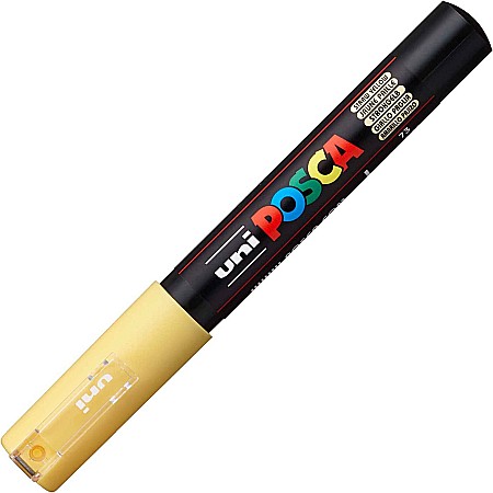 Markere universale Posca Uni - MARKER UNI POSCA UNIVERSAL 1M 0.7 MM M1452 GALBEN PAL