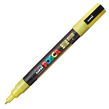 MARKER UNI POSCA UNIVERSAL SCLIPICI 3ML 0.9-1.3 mm M1272 GALBEN 42603 [1]