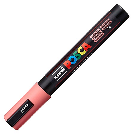Markere universale Posca Uni - MARKER UNI POSCA UNIVERSAL 5M 1.8-2.5 MM M1177/36946 CORAL